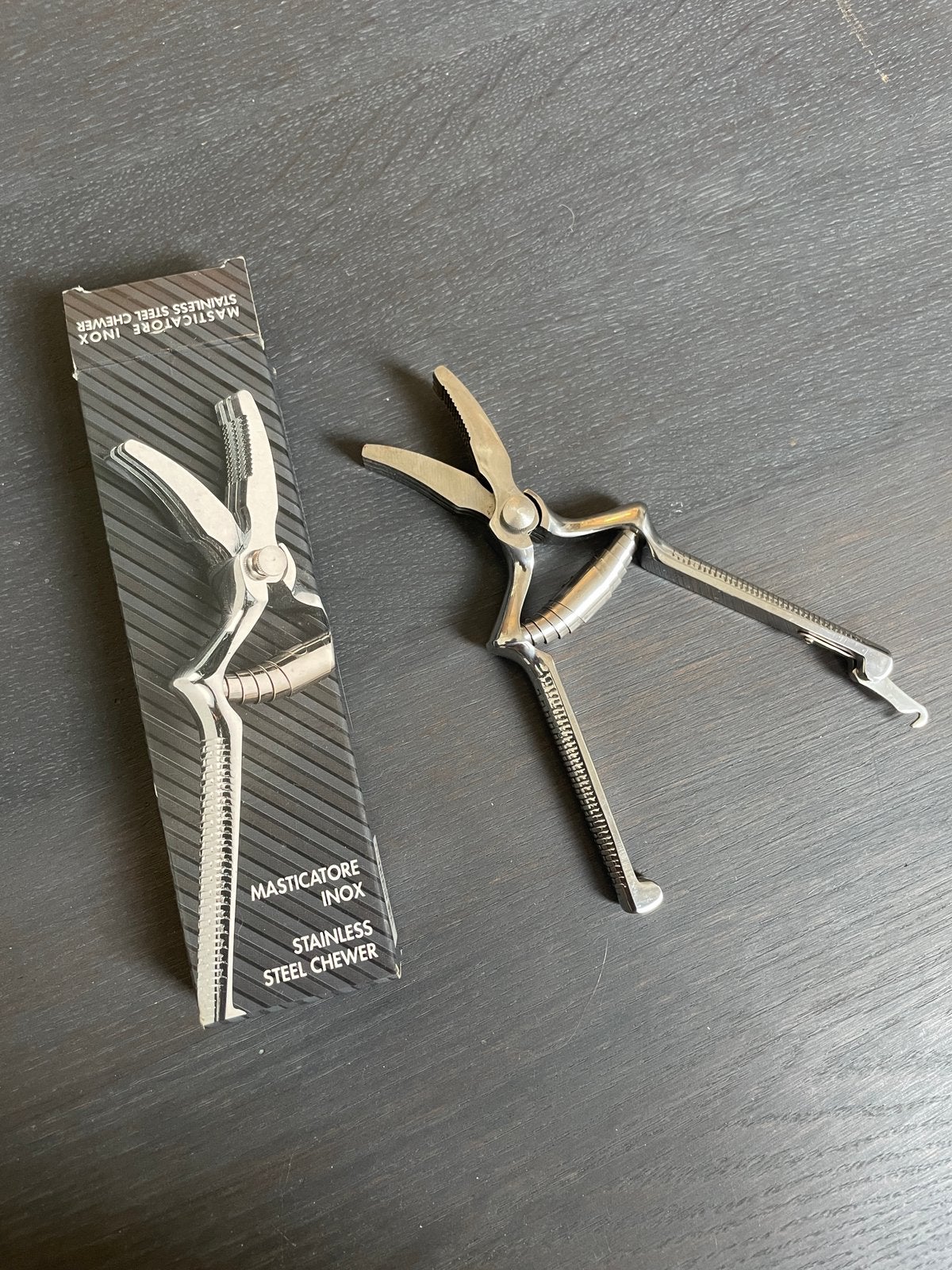 NIEUW : Masticateur / knabbelschaar / vleesbewerkingstang, Maison & Meubles, Cuisine | Couverts, Neuf, Couverts en vrac, Inox ou Chrome