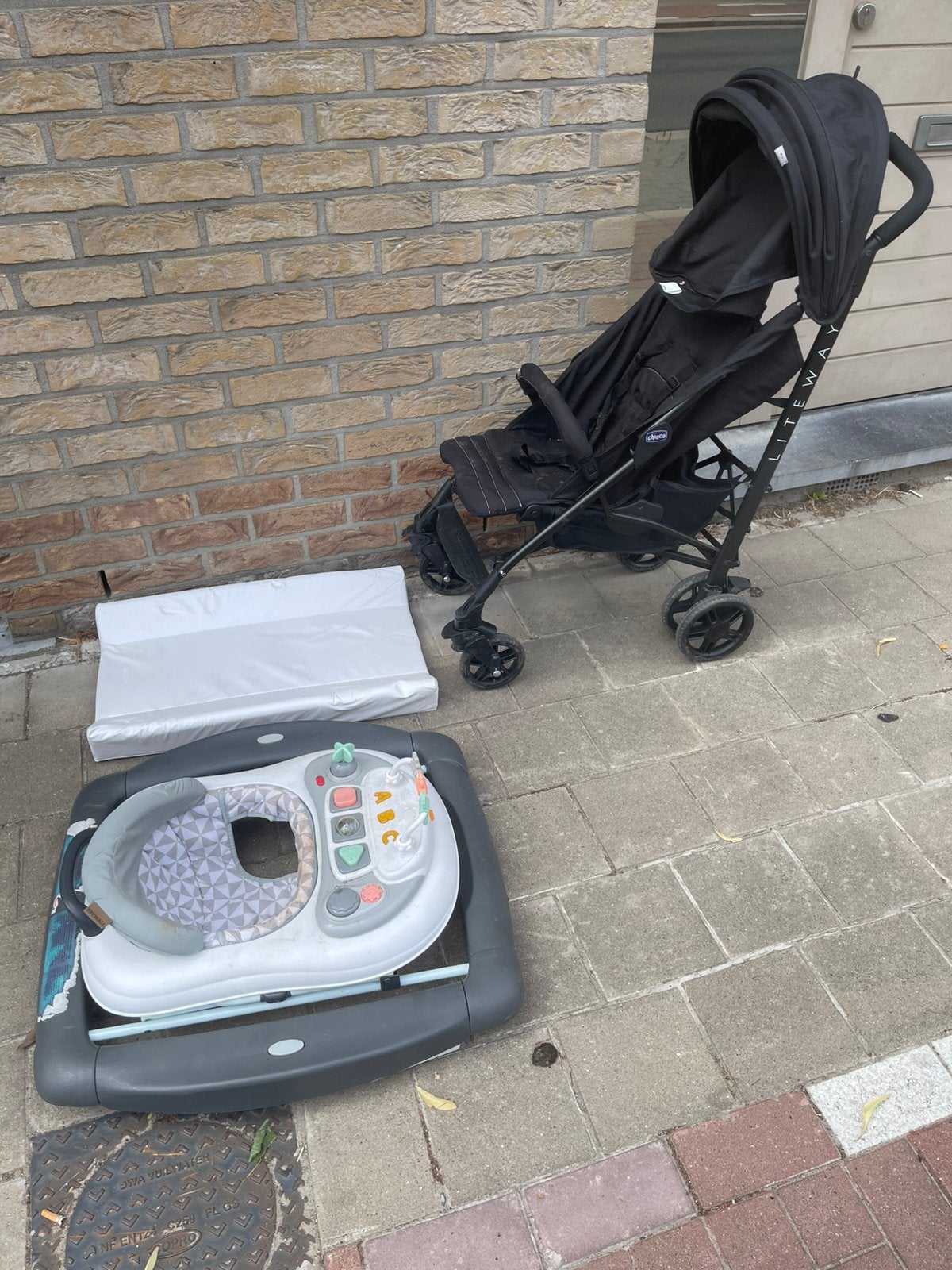 Kinder Buggy liteway plus kinderbedje en rolkar, Ophalen, Zo goed als nieuw