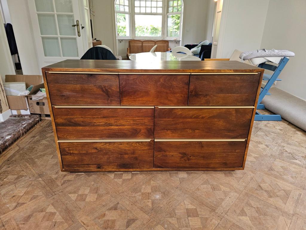 Gemaakt houten dressoir, Huis en Inrichting, Ophalen