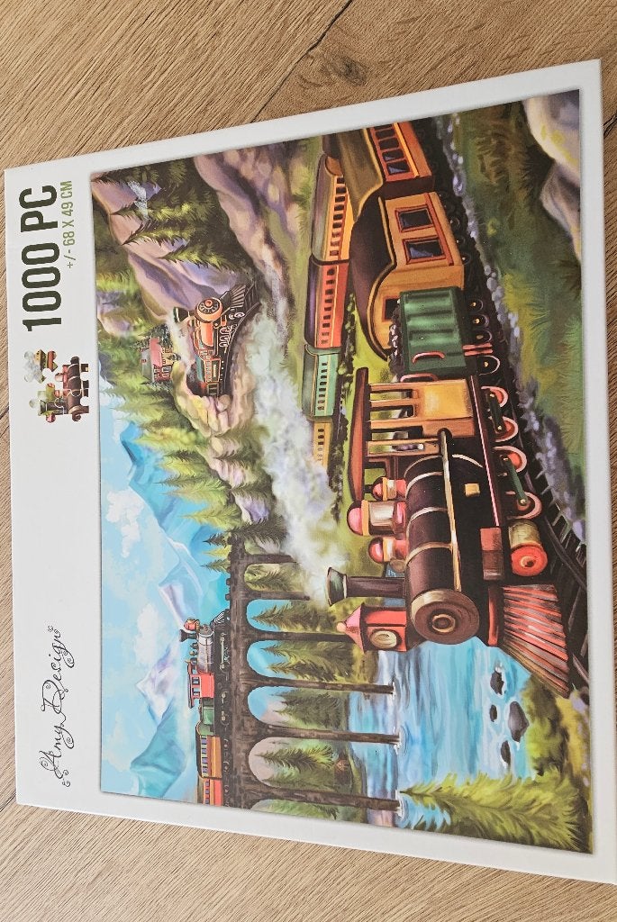 Puzzel 1000 stuks Amy Design - 2,00 €, Ophalen, 500 t/m 1500 stukjes, Gebruikt, Legpuzzel