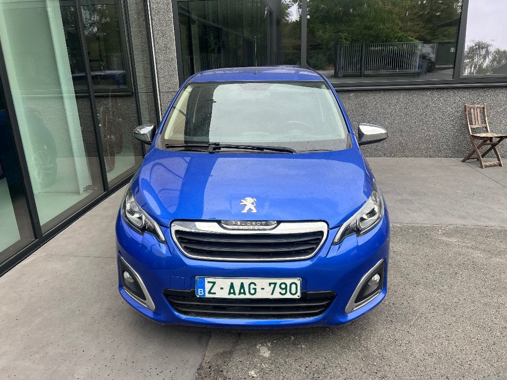 Peugeot 108 STYLE 1.0vti bj2020 airco elec ruiten 44000 km !, Auto's, Peugeot, Voorwielaandrijving, Stof, Blauw, Bedrijf