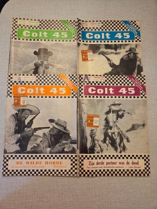 4 x vintage weekblad Colt 45., Ophalen of Verzenden, Gelezen