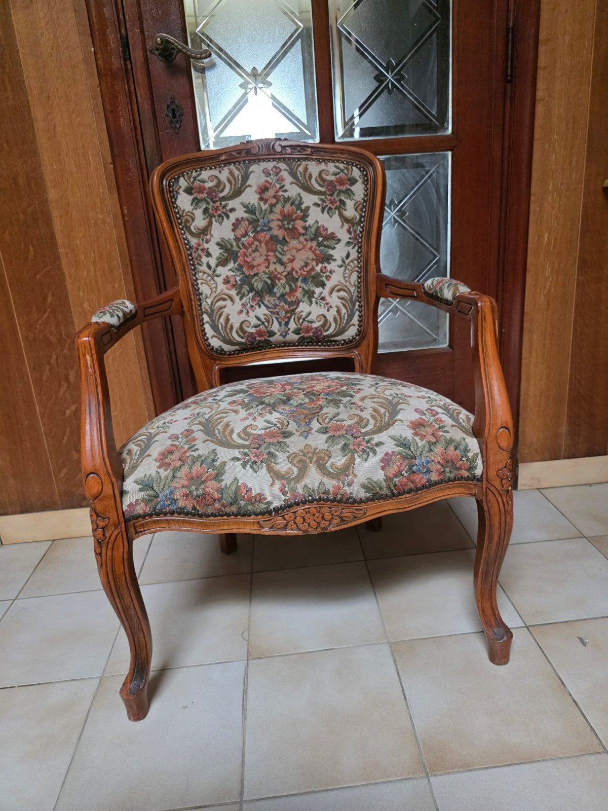 Brocante stoel, Ophalen