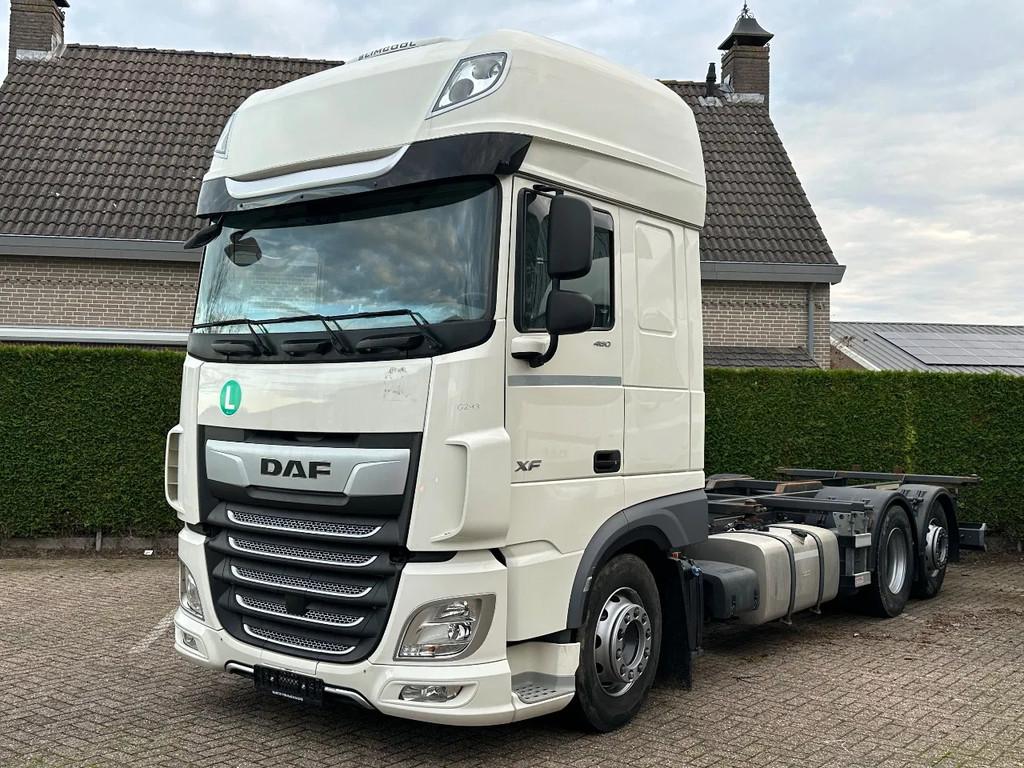 DAF XF 480 XF480.26 FAN EURO6. 2021. Meesturende achteras!, Autos, Achat, Euro 6, Diesel, Automatique