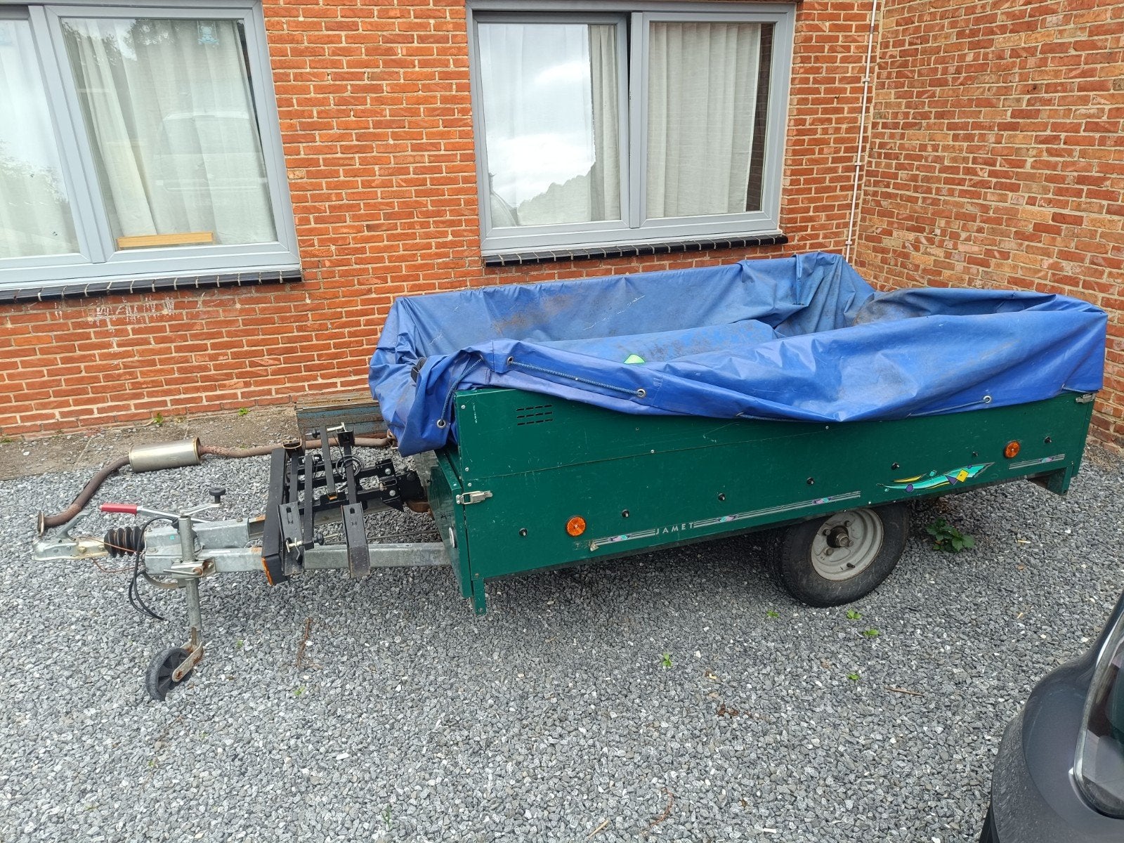 remorqeu 750kg, Ophalen