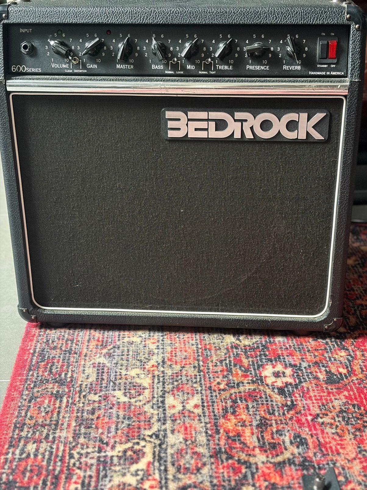 Bedrock 600 Combo Ampli lampes vintage États-Unis, Musique & Instruments, Amplis | Basse & Guitare, Enlèvement, Utilisé, Guitare