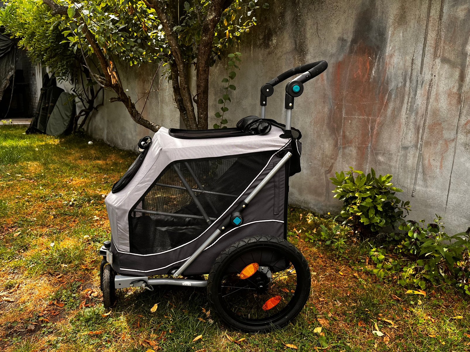 Fietskar hond - Trixie 90 x 65 x 95 cm, Vélos & Vélomoteurs, Accessoires vélo | Remorques, Remorque pour chien, Pliable, Enlèvement