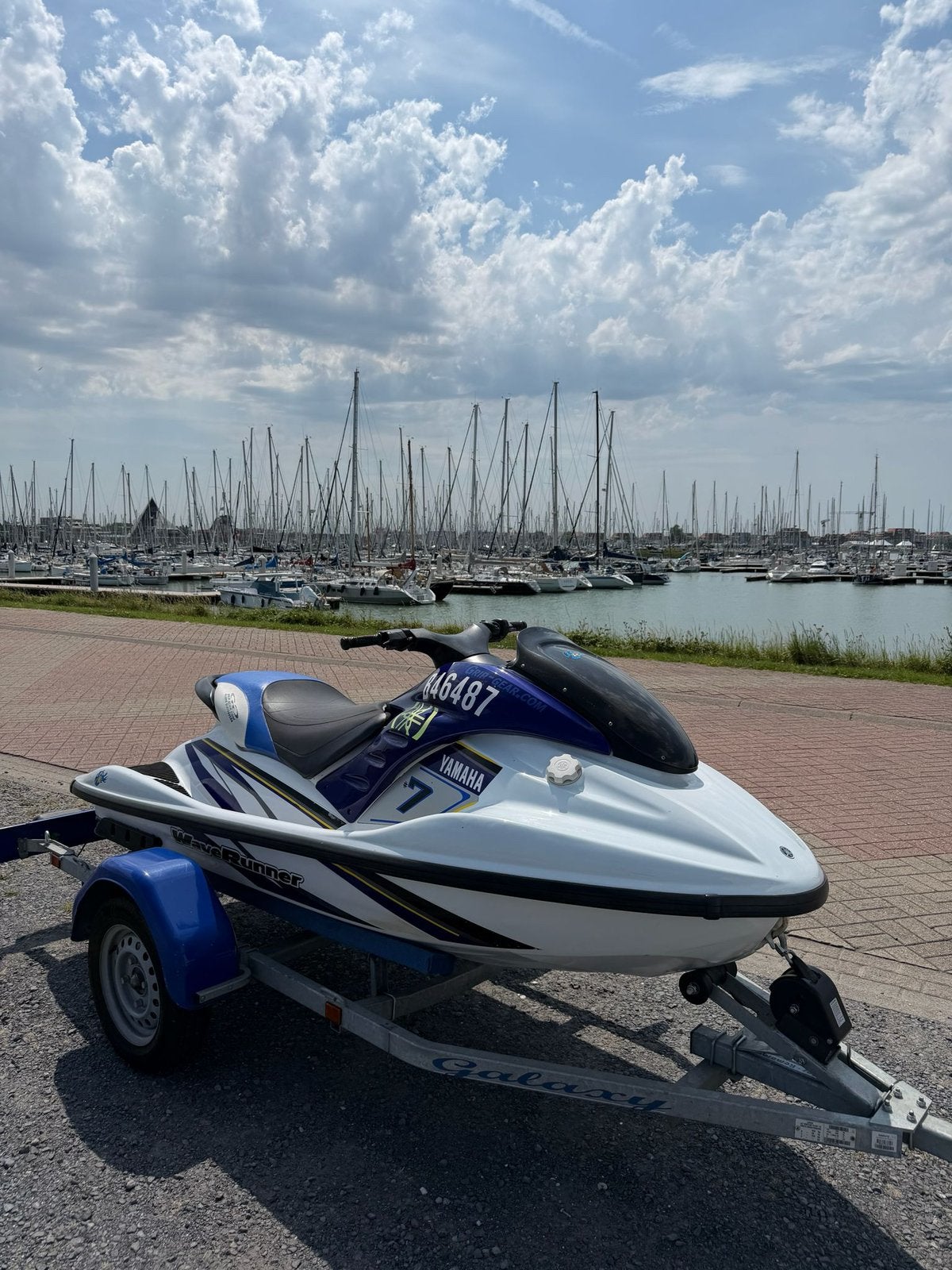 Waverunner xl 7 + aanhangwagen, Ophalen, Gebruikt, Benzine, 70 tot 120 pk