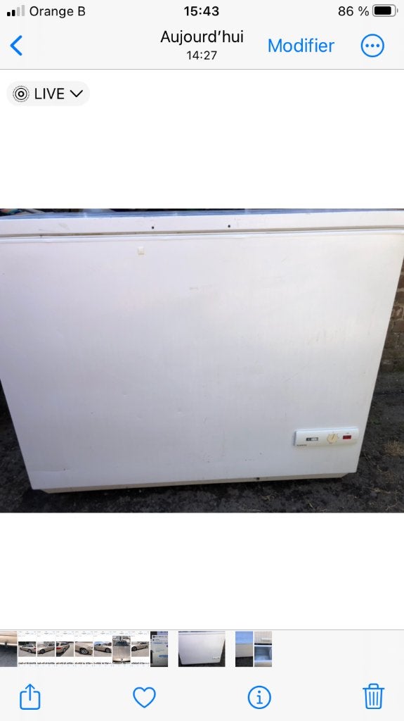Congélateur bahut, Electroménager, Enlèvement, 90 cm ou plus, Congélateur