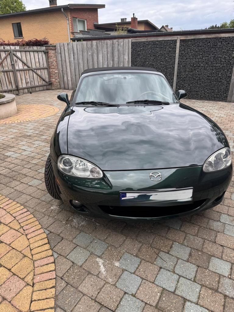 Mazda MX-5 Cabriolet donker groen, Autos, Mazda, Cuir, Achat, Beige, Particulier
