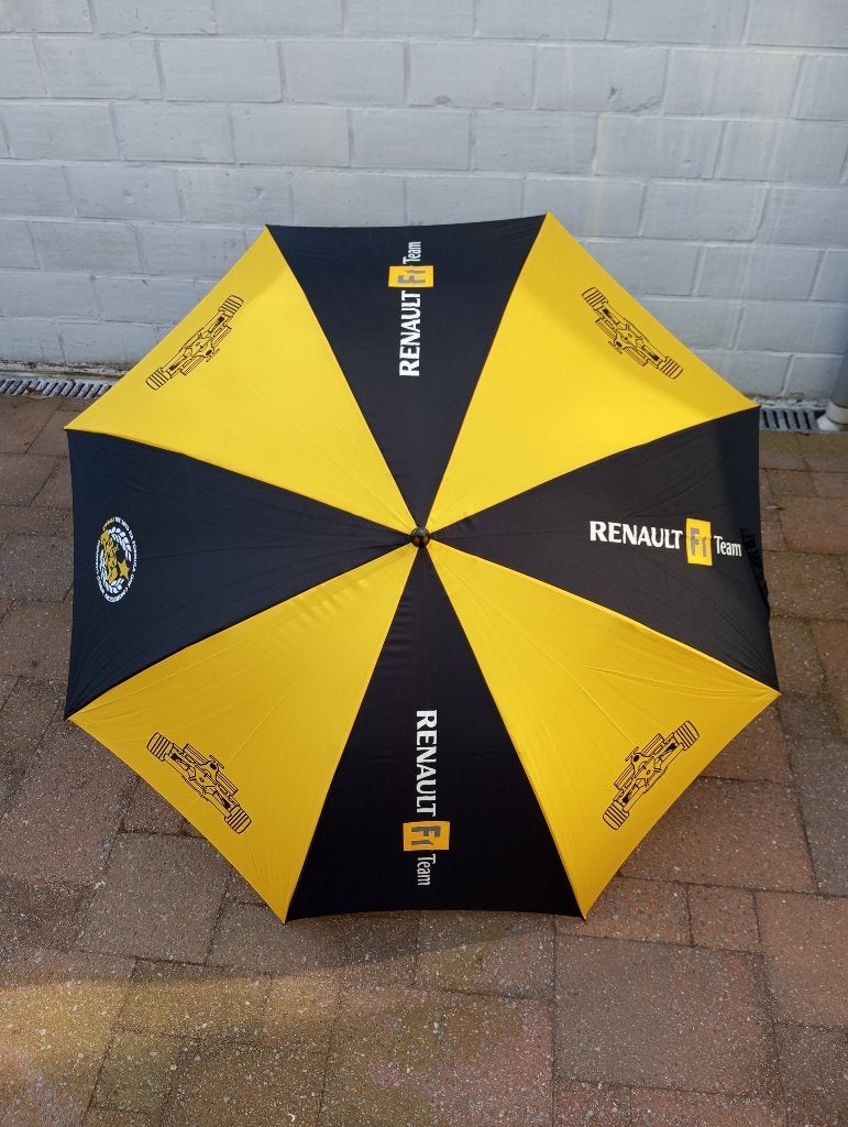 Paraplu Renault F1 Team carbon frame diam 130 cm, Ophalen of Verzenden, Nieuw, Overige kleuren