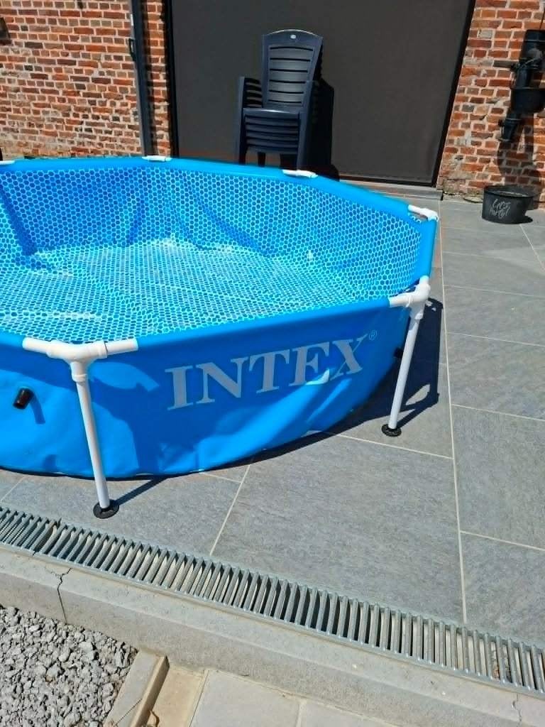 Metalen frame zwembad, Ophalen, Rond, Nieuw, Opzetzwembad