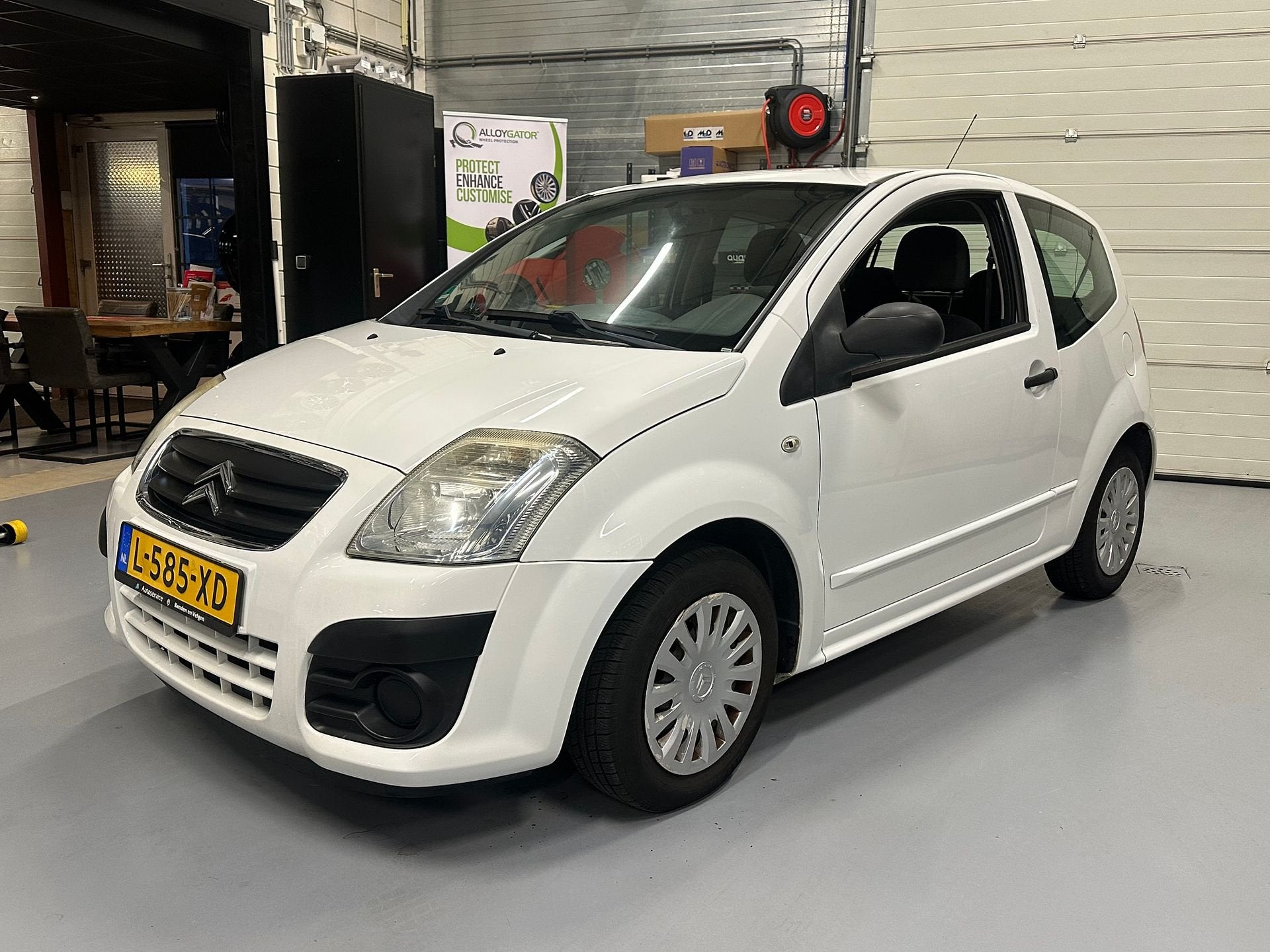 Citroën C2 1.1i 2010 Wit 119k km|Airco|Keurig onderhouden|Nw, Autos, Citroën, Achat, Entreprise, Boîte manuelle, C2