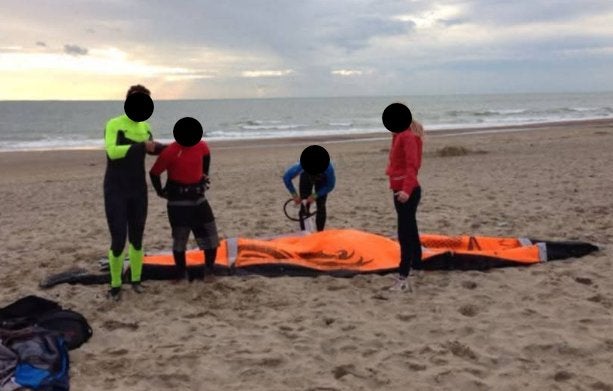 Kitesurfpakket - alles inbegrepen, Ophalen, Gebruikt, Kitesurf-set, Foil
