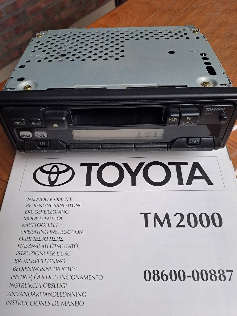 Originele TOYOTA TM2000 autoradio, Ophalen of Verzenden, Zo goed als nieuw