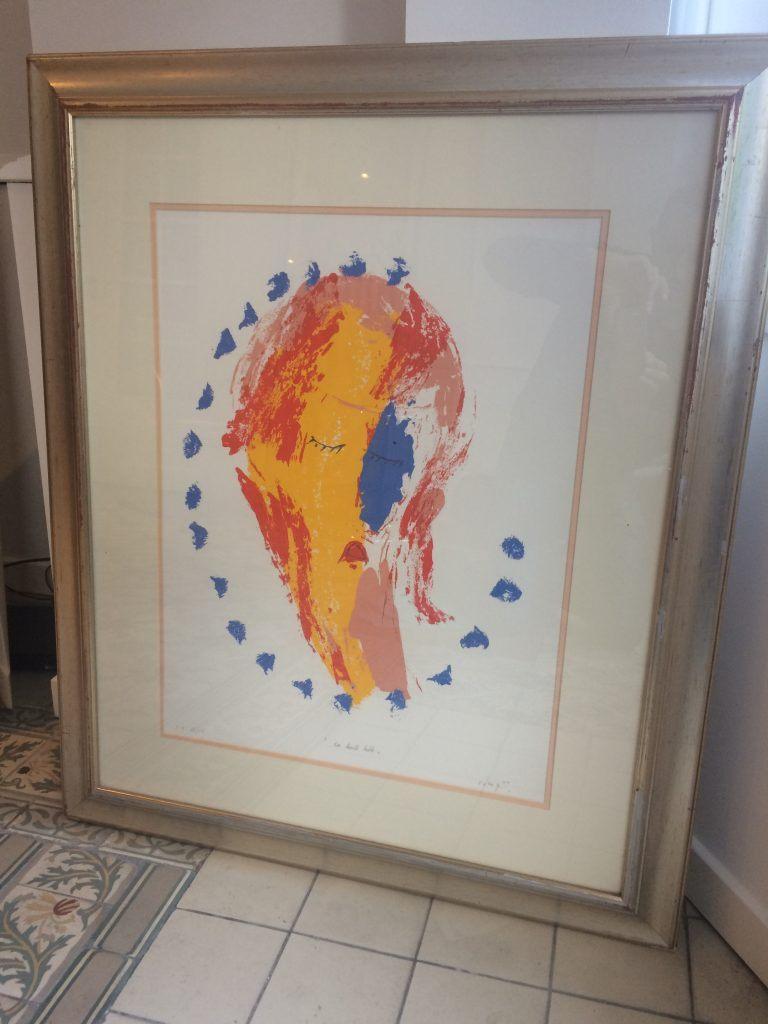 Serge Vander Cam – gekleurde litho, Ophalen