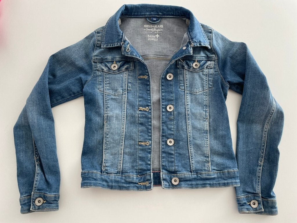 Jeansjas C&A - Maat 140 (10j), C&A, Meisje, Nieuw, Ophalen of Verzenden