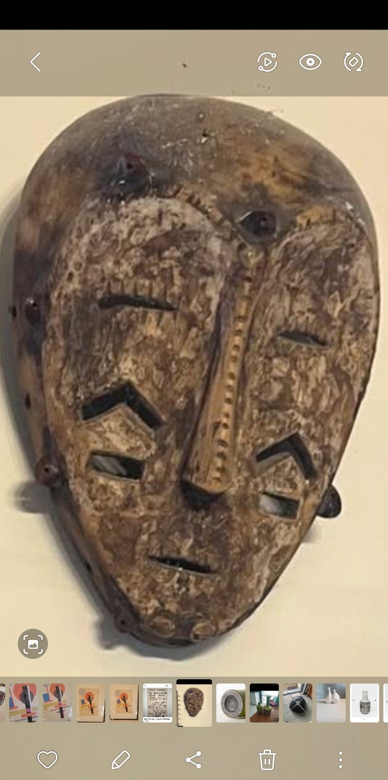 Masque Africain Lega début 20 ème, Antiquités & Art, Enlèvement ou Envoi, Masque