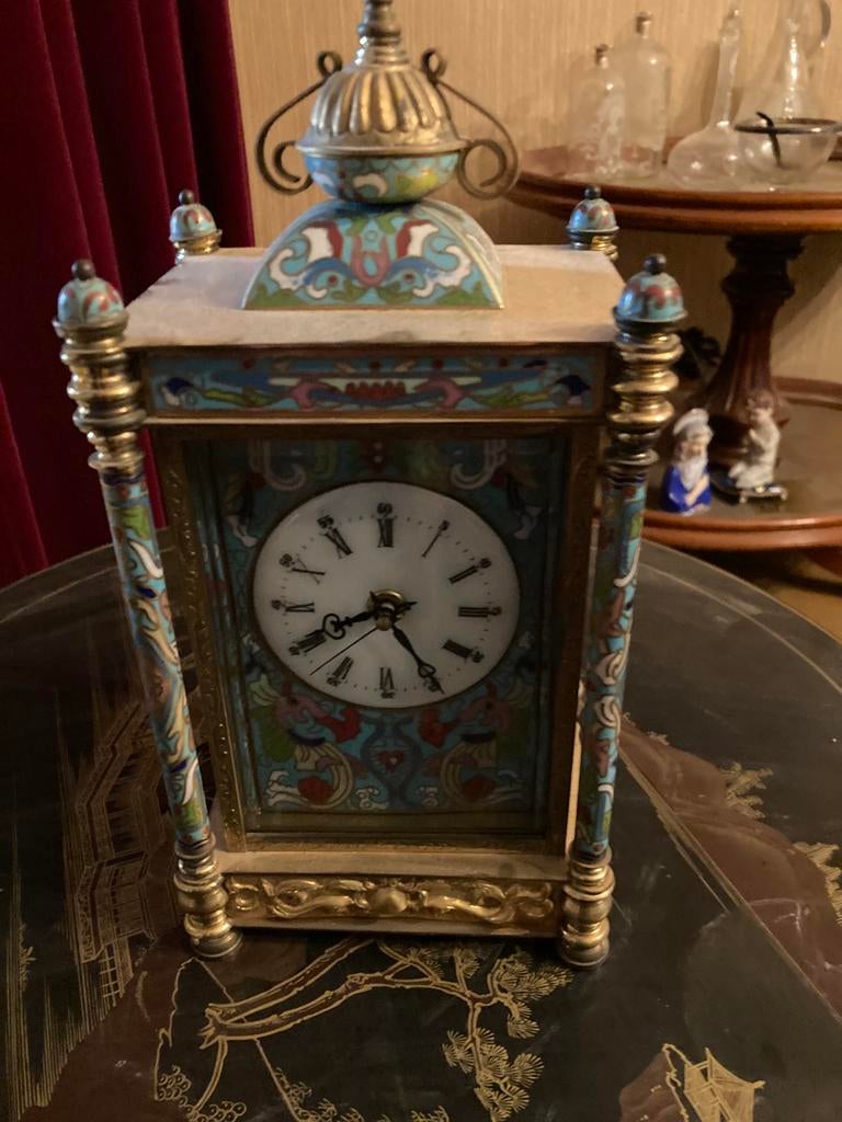 Cloisonne klokje, Antiek en Kunst, Ophalen