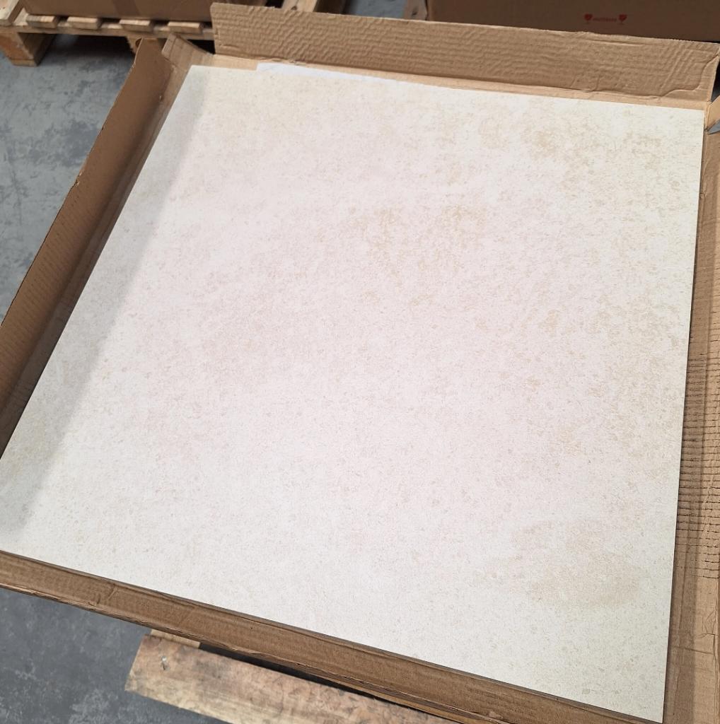 Restpartij tegels beige keramiek Glem Crema 60x60 15m2 nr313, Doe-het-zelf en Bouw, Tegels, Ophalen of Verzenden, Nieuw, Keramiek