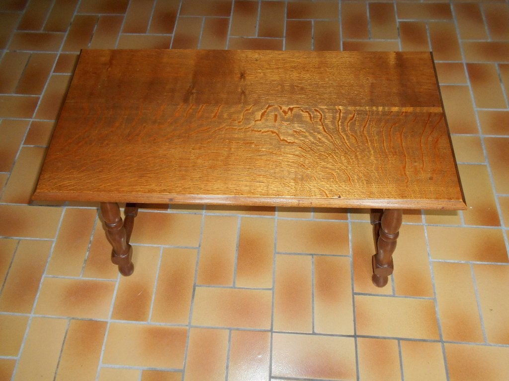 table de salon, Teck, 50 à 100 cm, Comme neuf, Enlèvement