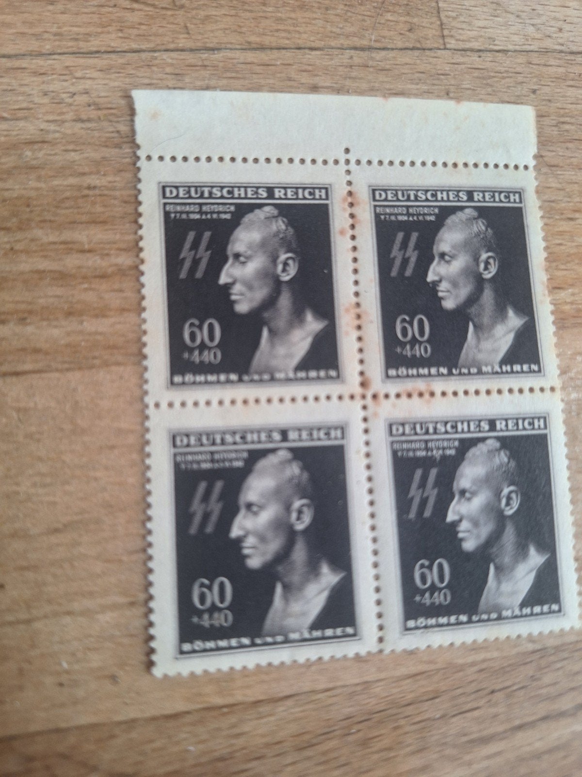 Duitse postzegels, Ophalen