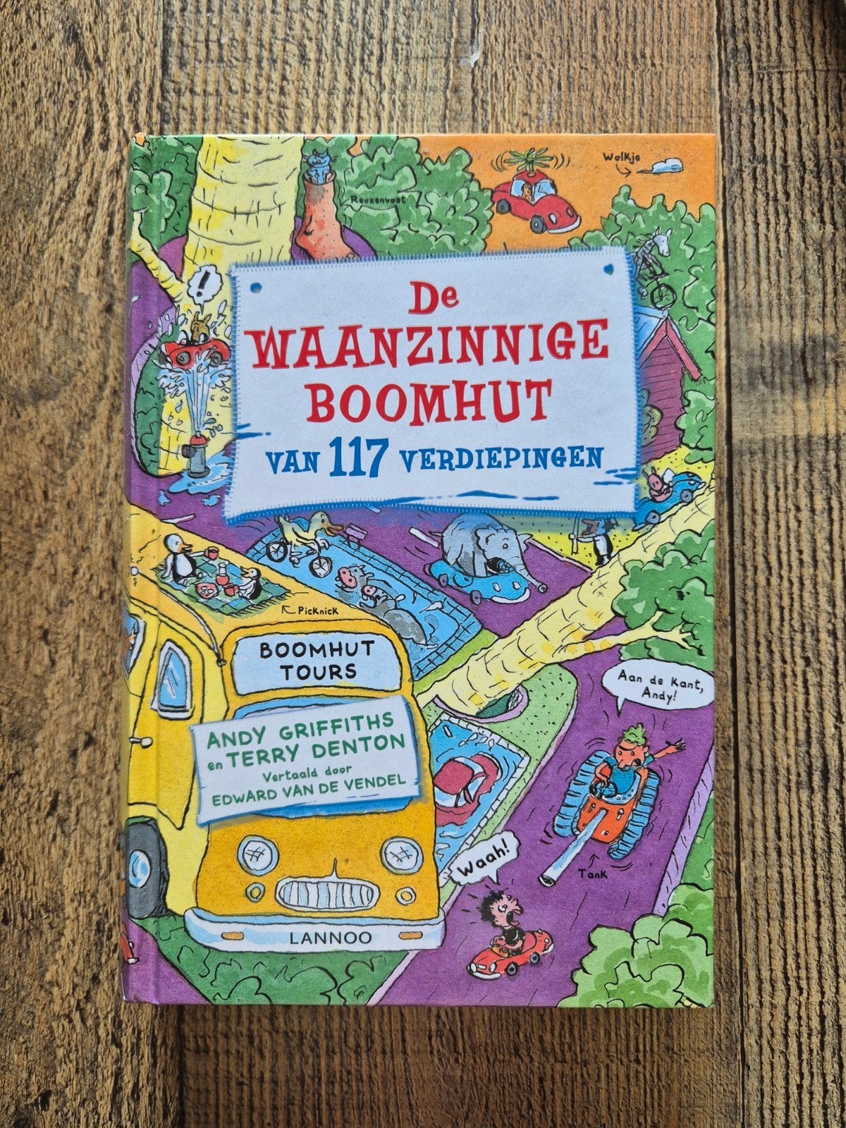 De waanzinnige boomhut van 117 verdiepingen, Ophalen, Nieuw, Andy Griffiths; Terry Denton, Fictie