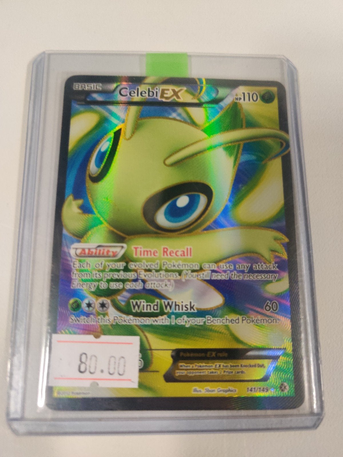 Celebi EX BCR 141, Hobby en Vrije tijd, Ophalen, Zo goed als nieuw, Losse kaart, Foil