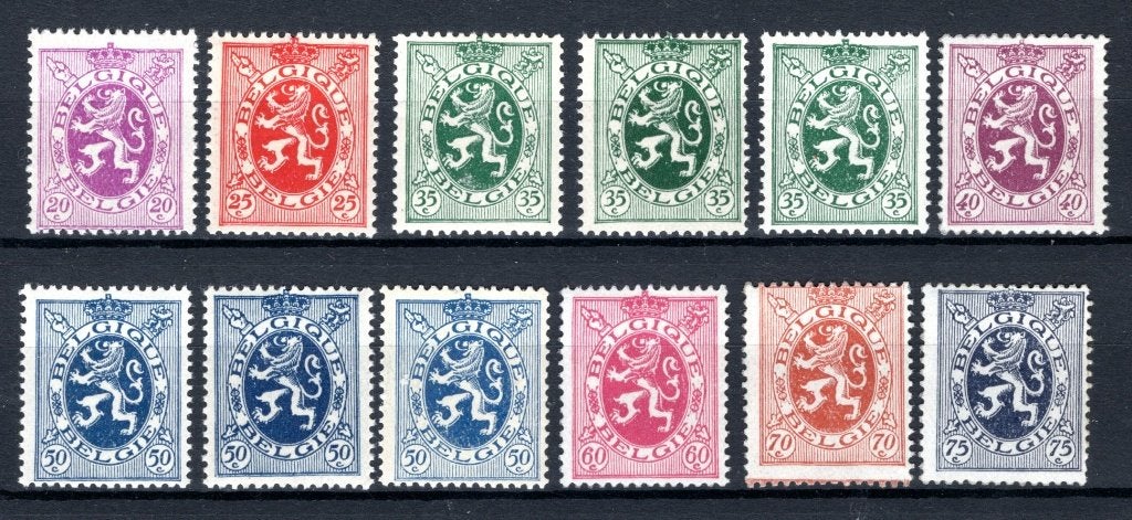 281/288 MNH 1929 - Heraldieke leeuw, Postzegels en Munten, Postzegels | Europa | België, Verzenden, Postfris, Postfris
