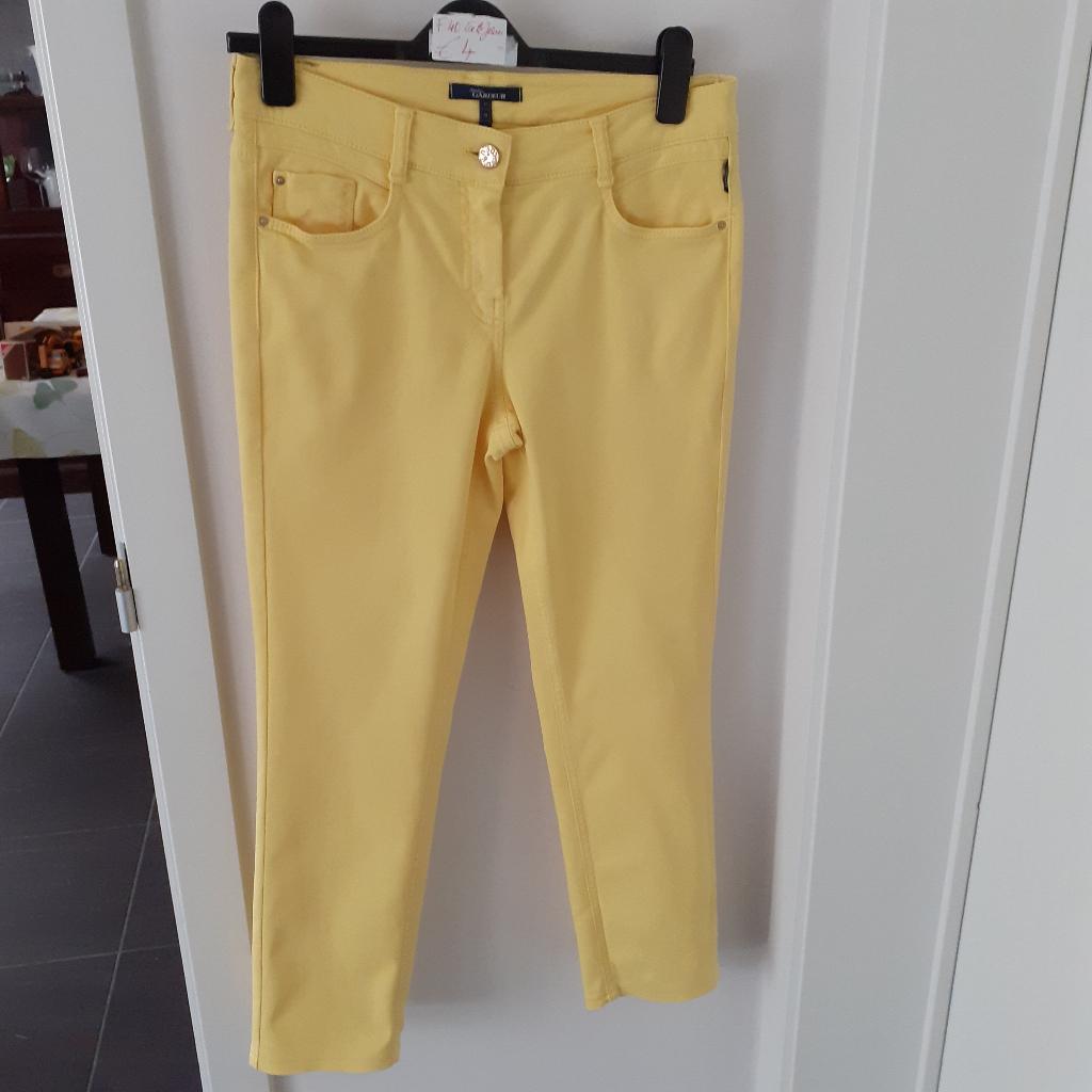 GARDEUR kanarie-gele spijkerbroek Mt: (F) 40 Prijs: € 4, Kleding | Dames, Spijkerbroeken en Jeans, Overige kleuren, Ophalen of Verzenden