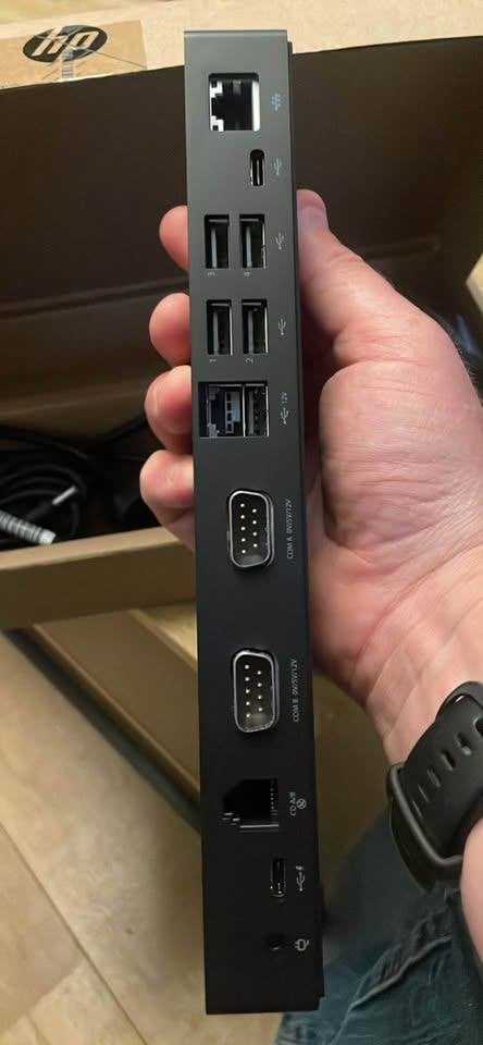 HP Engage One Prime I/O Hub EURO – Réf. 4VW60AA#ABB, Informatique & Logiciels, Stations d'accueil, Neuf, Enlèvement, HP, Station d'accueil