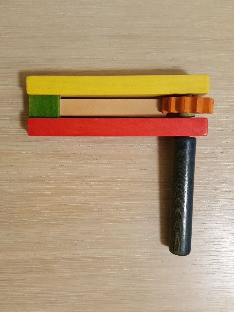 Crécelle en bois (vintage) — faisons du bruit!, Enlèvement ou Envoi, Utilisé, Autres types