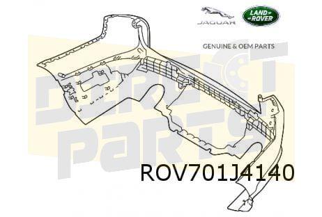 Land Rover Range Rover Sport (6/13-10/17) achterbumper(Te Sp, Auto-onderdelen, -, Verzenden, -, Nieuw