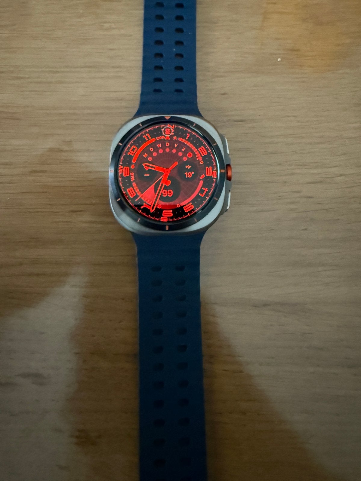 Samsung galaxy ultra watch 2025, Handtassen en Accessoires, Ophalen of Verzenden, Nieuw, Blauw, Android