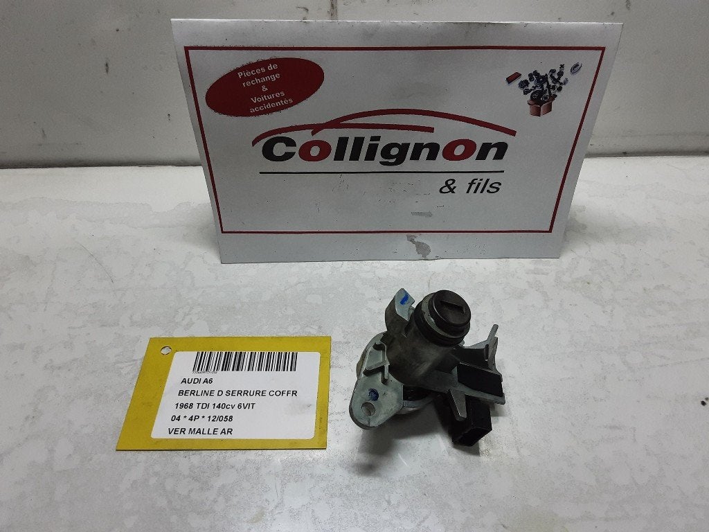 SERRURE COFFRE Audi A6 (C6) (01-2004/03-2011) (8E0827573), Mevr. I. Hauben, Haillon arrière, Audi, Utilisé