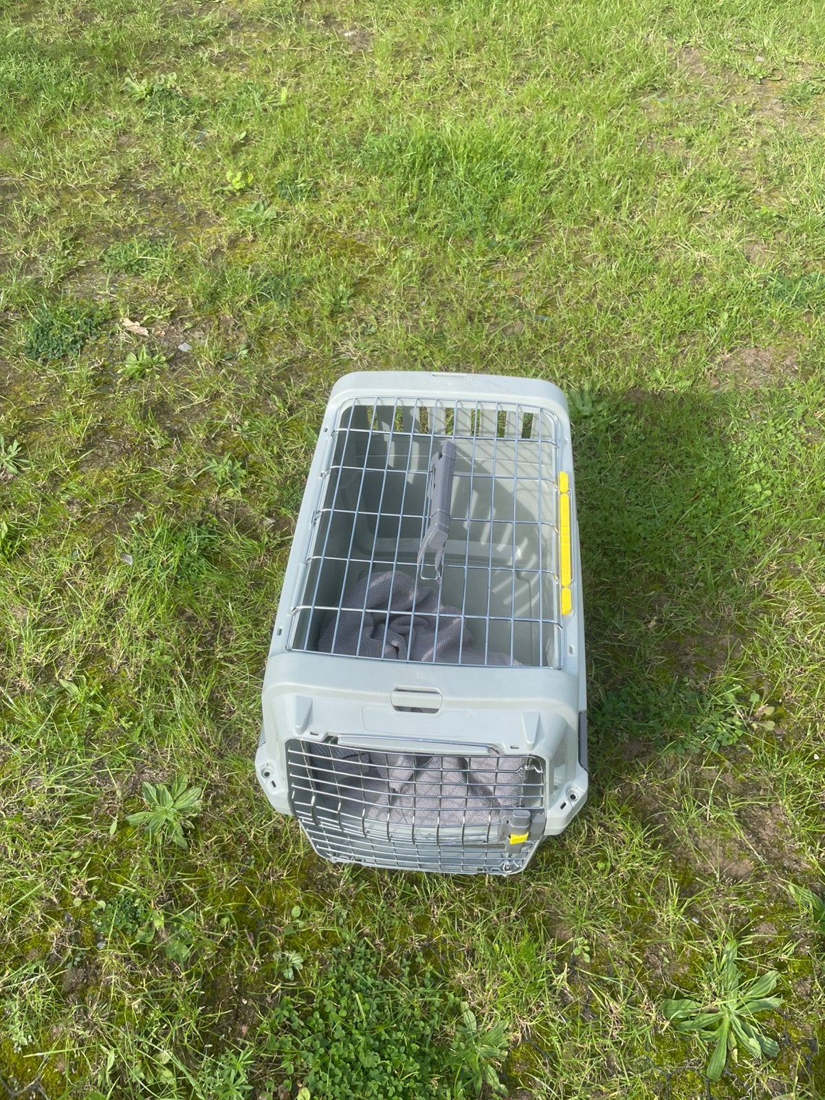 Honden transportbox / reisbench met voor- en bovenopening, Dieren en Toebehoren, Ophalen, Zo goed als nieuw