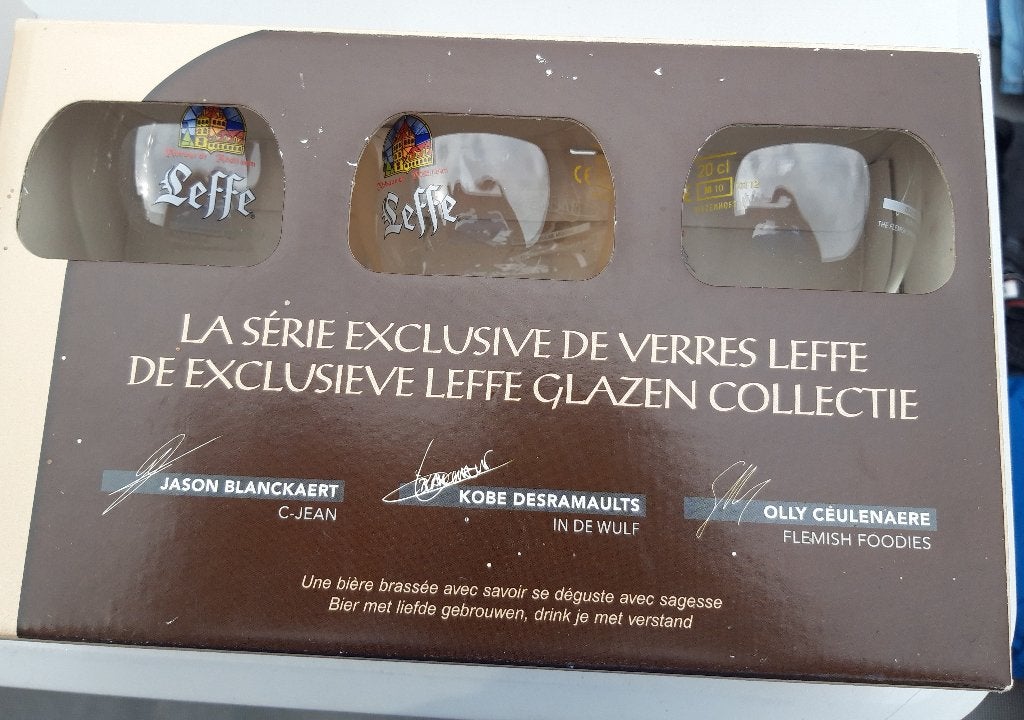 Lunettes Leffe, Collections, Enlèvement, Neuf, Verre à bière
