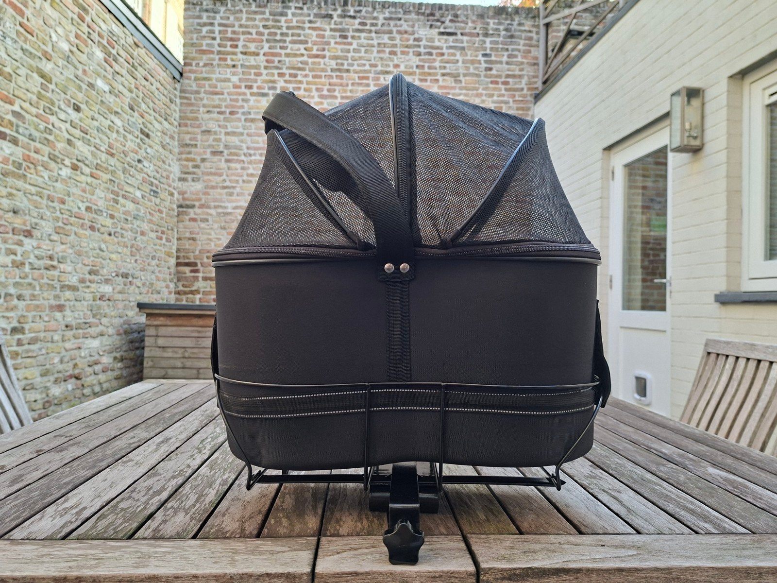 hondenfietsmand, Trixie, zwart, Animaux & Accessoires, Enlèvement, Comme neuf, Polyester