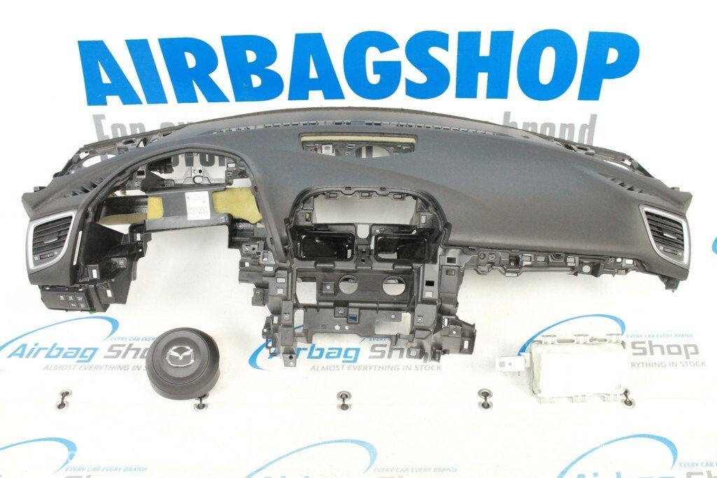 Airbag kit - Tableau de bord noir Mazda 3 (2014-2018), Enlèvement ou Envoi, Utilisé
