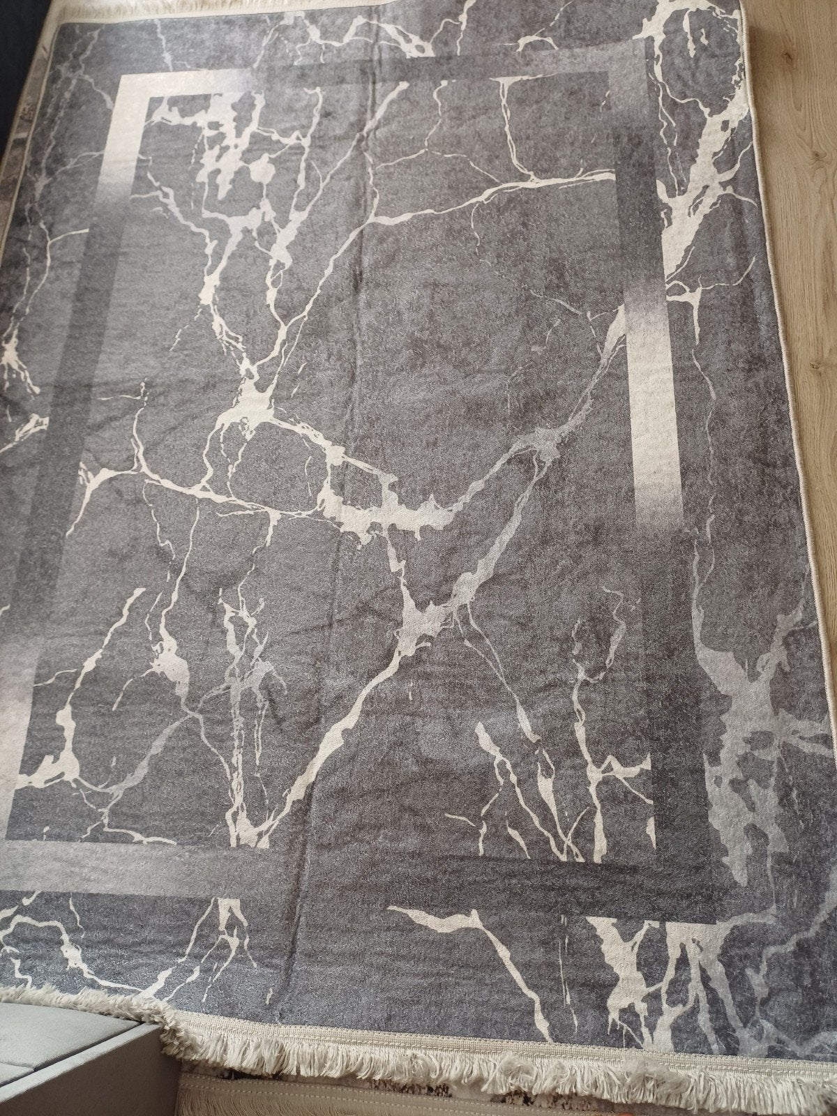 wasbare marmer design tapijt, Ophalen