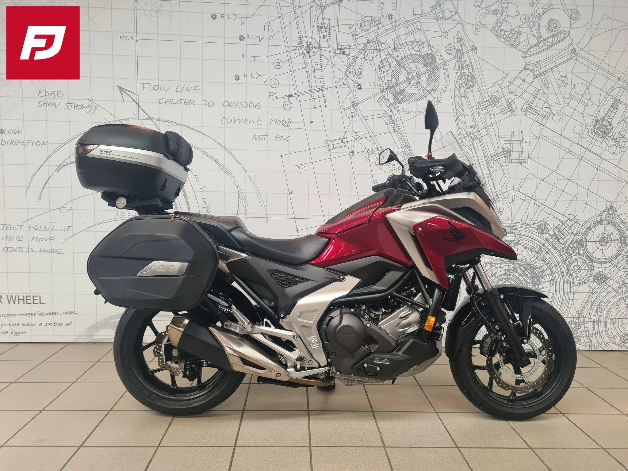 Honda NC750X DCT (année de construction 2024), Motos, Entreprise, Occasion, Plus de 35 kW, Automatique