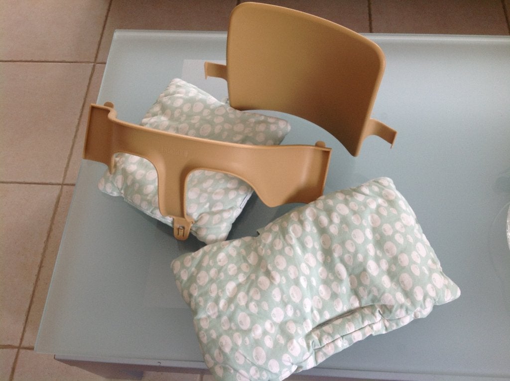 Babyset Natural stokke in mooie en goede staat, Ophalen of Verzenden, Zo goed als nieuw, Meegroeistoel
