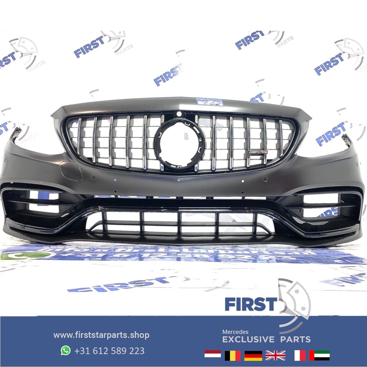 W205 C63 S AMG VOORBUMPER FACELIFT 2020 Mercedes C KLASSE OR, Utilisé, -, Avant, -
