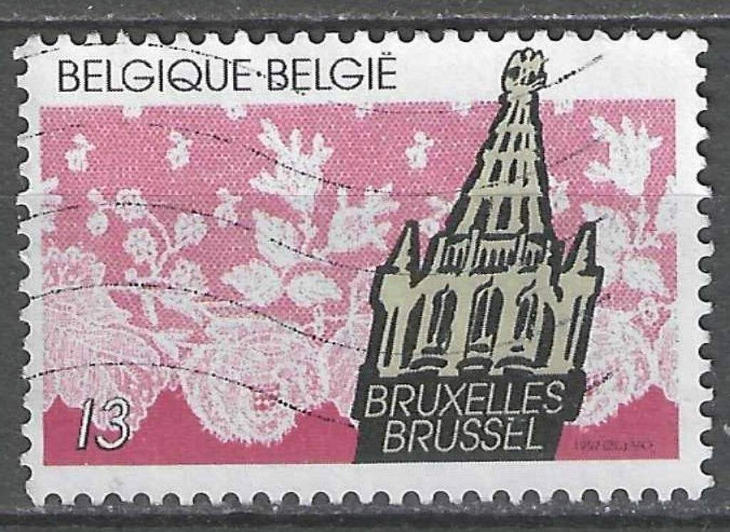 Belgie 1989 - Yvert/OBP 2317 - Belgisch Kantwerk (ST), Verzenden, Gestempeld, Gestempeld