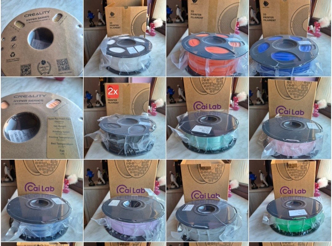Bobines pla 1.75 de 1kg, Computers en Software, Ophalen, Nieuw, Filamentrollen