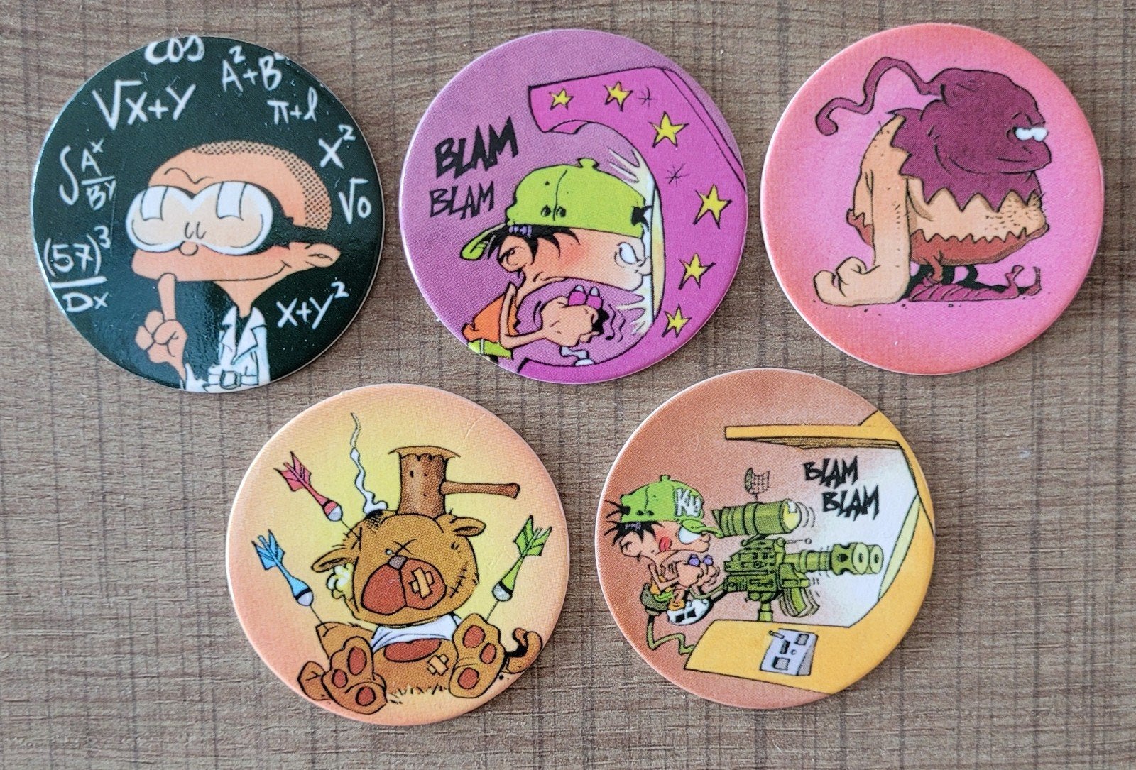 Stripreeks Kid Paddle: 5 flippo's, Ophalen of Verzenden, Overige figuren, Zo goed als nieuw, Overige typen