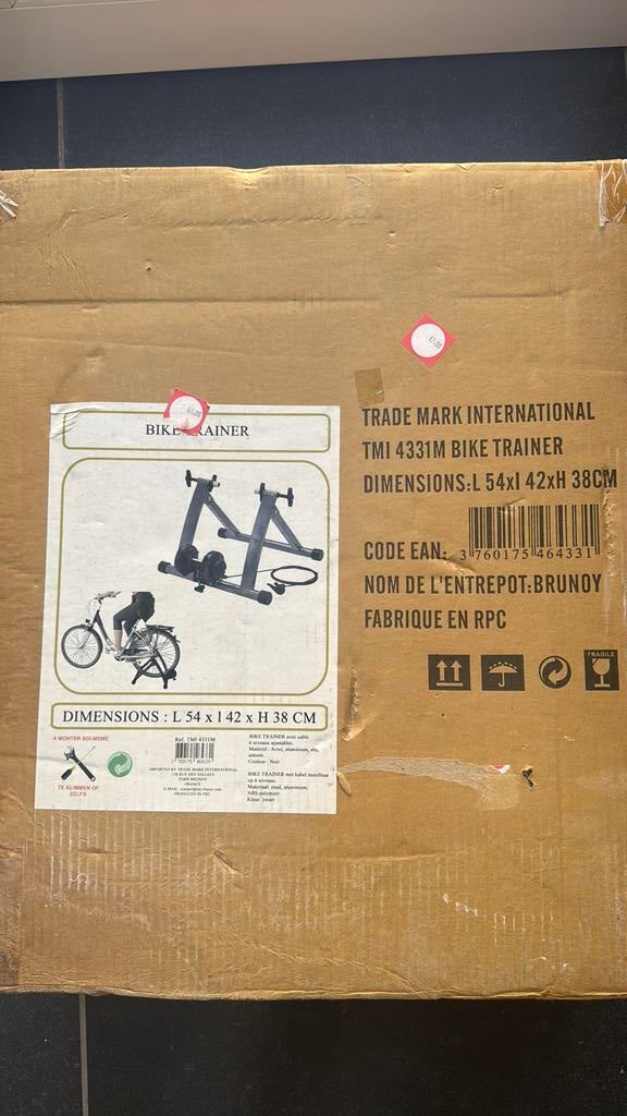 Home trainer vélo intérieur – 6 résistances, Enlèvement, Neuf