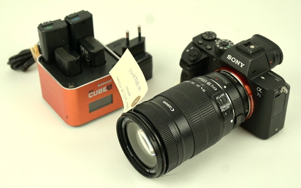 Sony Alpha ILCE-7S II, Full Frame Sensor met Canon lens, Audio, Tv en Foto, Ophalen of Verzenden, Zo goed als nieuw, Video