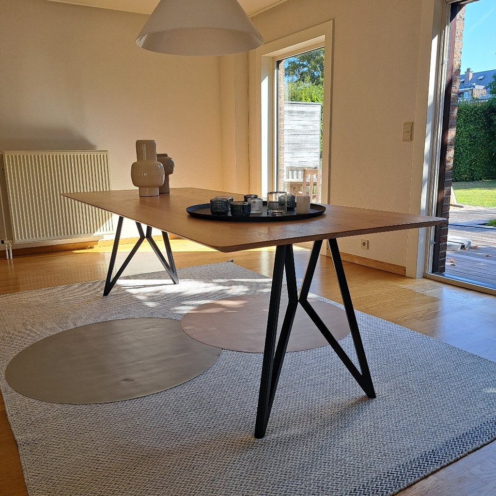 Studio Henk Butterfly eettafel, Huis en Inrichting, Tafels | Eettafels, Ophalen, Gebruikt, 100 tot 150 cm, Eikenhout