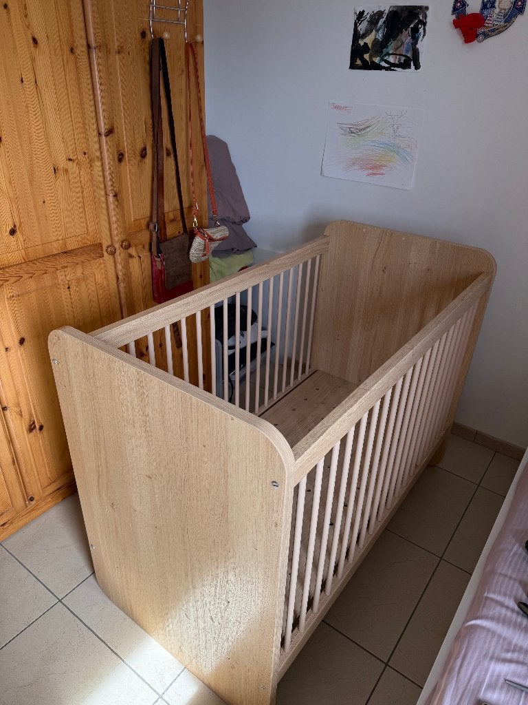 Lit cage, Matelas, Moins de 70 cm, Enlèvement, Utilisé